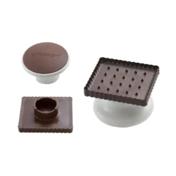 Moules À Chocolat|Emporte Pièce - Découpoir Pâtisserie*SILIKOMART Kit Biscuit Chocolat Rectangulaire Noël 4,7 x 5,7 cm (x6)
