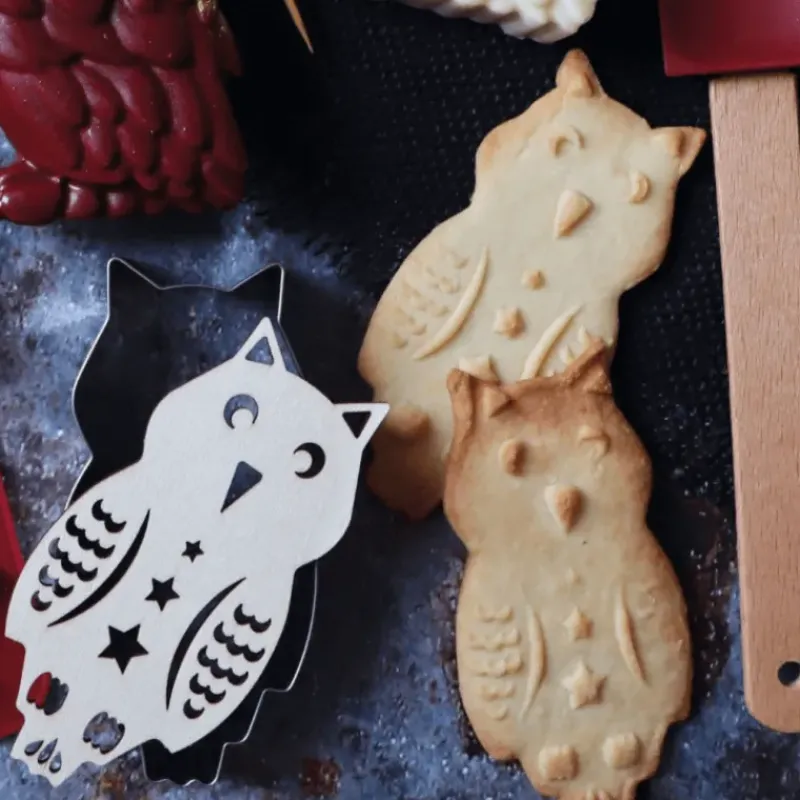 Emporte Pièce - Découpoir Pâtisserie*SCRAPCOOKING Kit Biscuit Chouette 10,9 cm