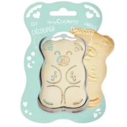 Emporte Pièce - Découpoir Pâtisserie*SCRAPCOOKING Kit Biscuit Oursons 9 cm