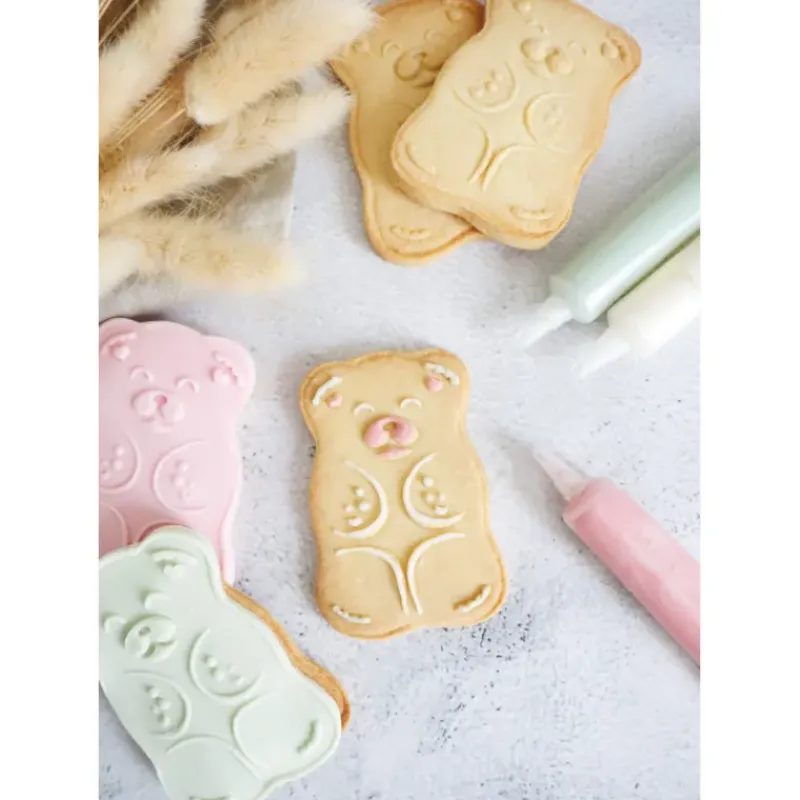 Emporte Pièce - Découpoir Pâtisserie*SCRAPCOOKING Kit Biscuit Oursons 9 cm