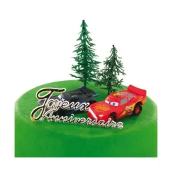 Décoration Gâteau*GATODECO Kit Décor Gâteau Cars (4 pièces)