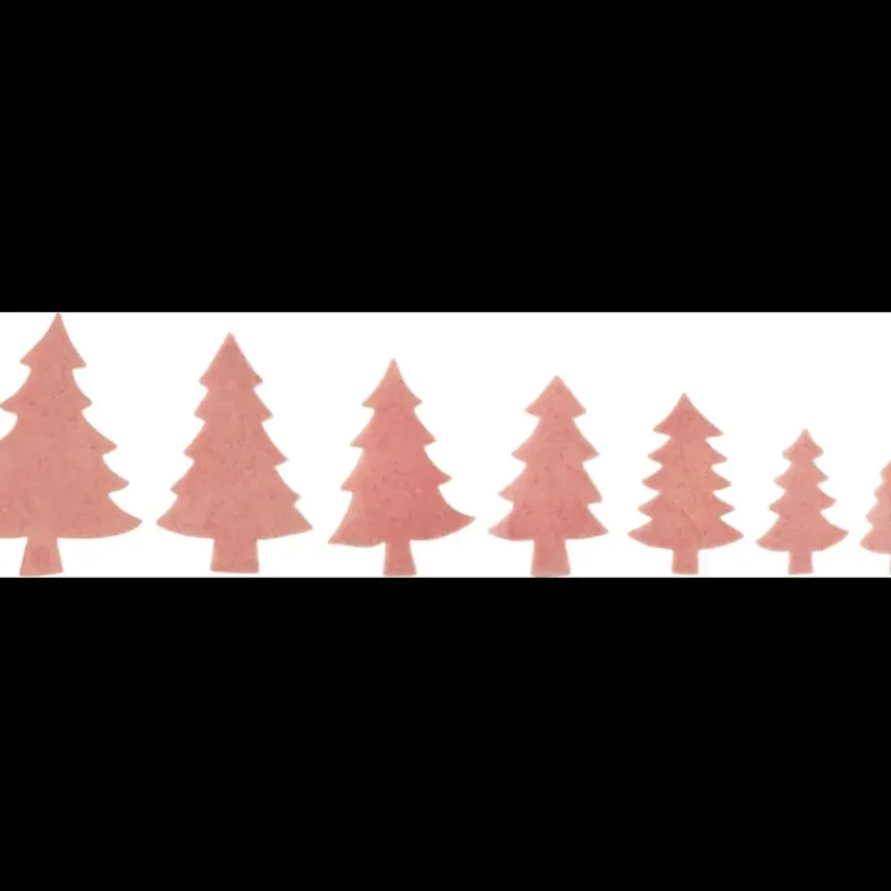 Décoration Comestible*FLORENSUC Kit Décor Sapin en Chocolat Framboise 7 tailles (x126)