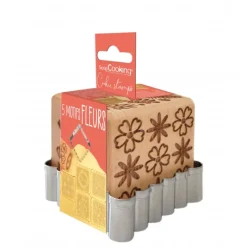 Emporte Pièce - Découpoir Pâtisserie*SCRAPCOOKING Kit Décoration Biscuit Motif Fleur