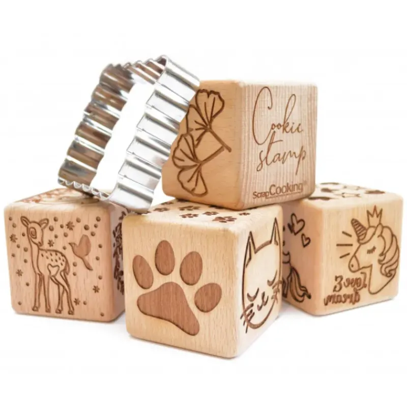 Emporte Pièce - Découpoir Pâtisserie*SCRAPCOOKING Kit Décoration Biscuit Motif Fleur