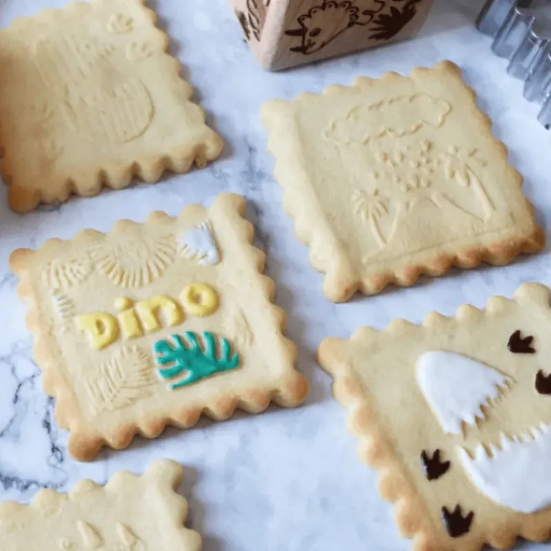 Emporte Pièce - Découpoir Pâtisserie*SCRAPCOOKING Kit Décoration Biscuit Motif Dinosaure