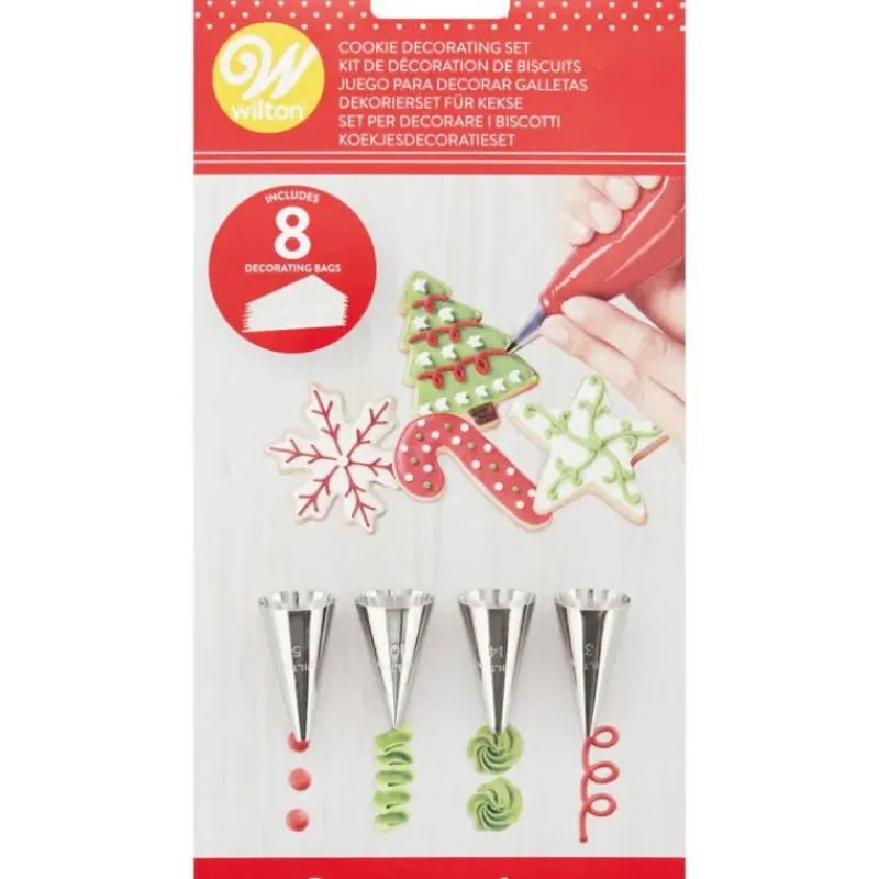 Poches À Douille Pâtissières|Douilles Pâtisserie*WILTON Kit Douille Pâtisserie (x4) et Poches (x8)