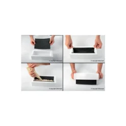 Moule Silicone*SILIKOMART Kit Moule à Bûche et Tapis Décor Tablette de Chocolat Professional