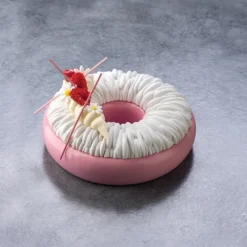 Moule Silicone|Moules À Gâteaux*PAVONI Kit Moule Silicone Rond Corolla Ø 18 cm x H 6,1 cm