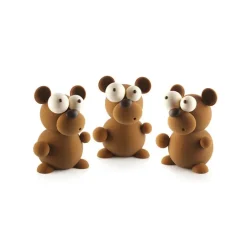 Moules À Chocolat*SILIKOMART Kit Moules Chocolat Ours en PVC 14 x 16 x 21 cm (x5)