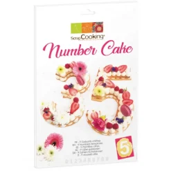 Ustensiles Décor Gâteau*SCRAPCOOKING Kit Number Cake 28 cm