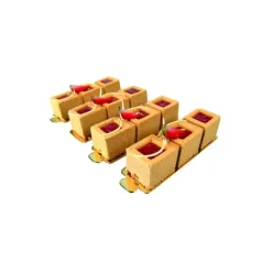 Présentoirs Pour Gâteaux*PAVOFLEX Languette Or pour Bande x200