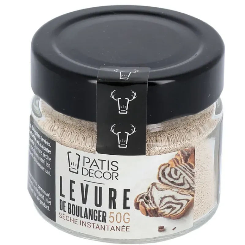 Levures*PATISDECOR Levure Boulangère Sèche 50 g Patisdécor