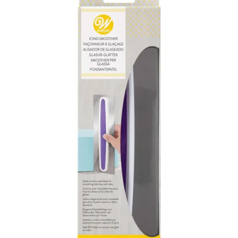 Ustensiles Décor Gâteau|Ustensiles Pâtisserie*WILTON Lisseur de Glaçage 22.8x7.6 cm