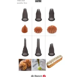 Douilles Pâtisserie*DE BUYER Lot 6 Douilles Tritan à Garnir