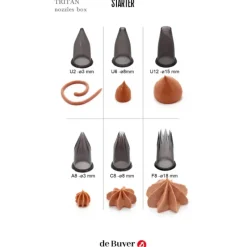 Douilles Pâtisserie*DE BUYER Lot 6 Douilles Tritan Débutant