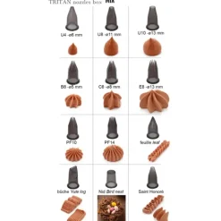 Douilles Pâtisserie*DE BUYER Lot 12 Douilles Tritan