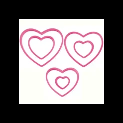 Emporte Pièce - Découpoir Pâtisserie*WILTON Lot de 6 Emporte-Pièces Cœur