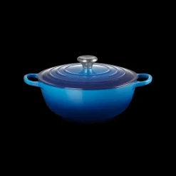 Marmites*LE CREUSET Marmite en fonte 26 cm Azur Signature