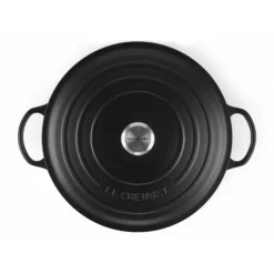 Marmites*LE CREUSET Marmite en Fonte 32 cm Noir Mat Signature