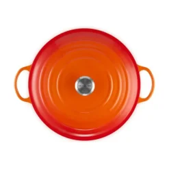 Marmites*LE CREUSET Marmite en Fonte 32 cm Volcanique Signature