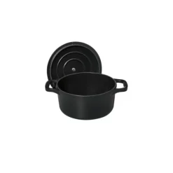 Cocotte En Fonte*CHASSEUR Mini Cocotte en Fonte Ronde 16 cm Noir Mat