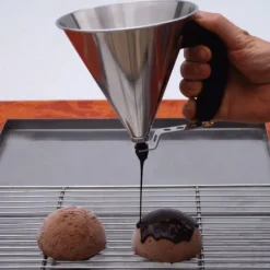 Entonnoir À Piston*DE BUYER Mini Entonnoir à Piston Inox Fushia KWIK