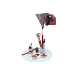 Entonnoir À Piston*DE BUYER Mini Entonnoir à Piston Inox Noir KWIK