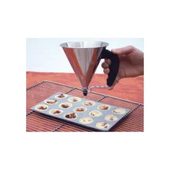 Entonnoir À Piston*DE BUYER Mini Entonnoir à Piston Inox Noir KWIK