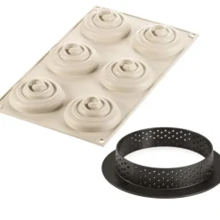 Moule Silicone|Moules À Gâteaux*SILIKOMART 3D DESIGN Mini Moule Silicone Tartelette Twist