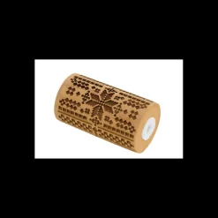 Ustensiles Pâtisserie*SCRAPCOOKING Mini Rouleau à Pâtisserie Empreinte Point de Croix 7 cm