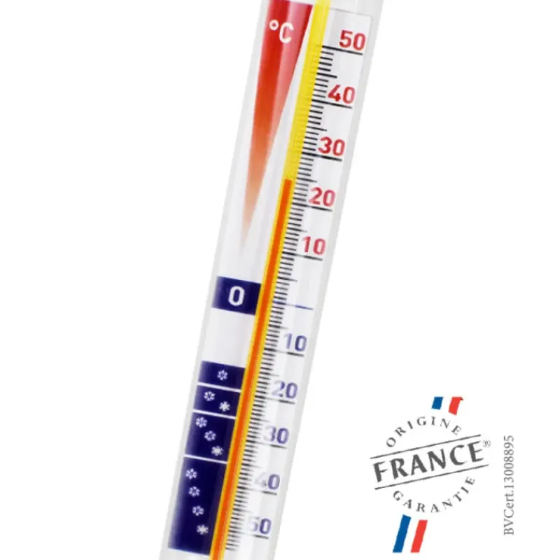 Thermomètre De Cuisine*ALLA FRANCE Mini Thermomètre Vertical en Verre