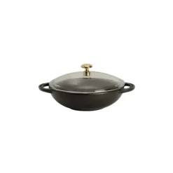Woks*CHASSEUR Mini Wok en Fonte 18 cm Noir Mat