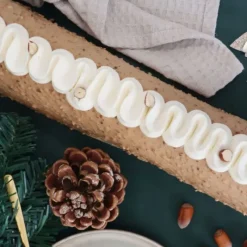 Moules À Gâteaux*SCRAPCOOKING Moule à Bûche de Noël XXL Inox 45 cm