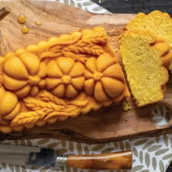 Moule Anti-adhésif|Moules À Gâteaux*NORDIC WARE Moule à Cake Blé et Citrouille Bronze