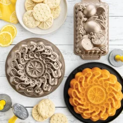 Moule Anti-adhésif|Moules À Gâteaux*NORDIC WARE Moule à Cake Citron Toffee