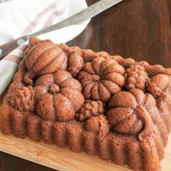 Moule Anti-adhésif|Moules À Gâteaux*NORDIC WARE Moule à Cake Citrouille Bronze