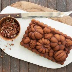 Moule Anti-adhésif|Moules À Gâteaux*NORDIC WARE Moule à Cake Citrouille Bronze