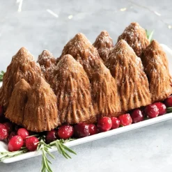 Moule Anti-adhésif|Moules À Gâteaux*NORDIC WARE Moule à Cake Forêt de Sapins Silver