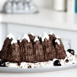 Moule Anti-adhésif|Moules À Gâteaux*NORDIC WARE Moule à Cake Forêt de Sapins Silver