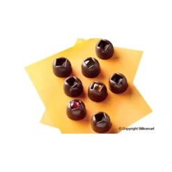 Moules À Chocolat|Moule Silicone*EASY CHOC Moule à Chocolat 15 Boules - Silicone Spécial Chocolat
