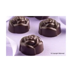 Moules À Chocolat|Moule Silicone*EASY CHOC Moule à Chocolat 15 Roses - Silicone Spécial Chocolat
