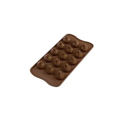 Moules À Chocolat|Moule Silicone*SILIKOMART Moule à Chocolat 15 Sphères Torsadées Easy Choc - Silicone Spécial Chocolat