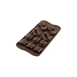 Moules À Chocolat|Moule Silicone*EASY CHOC Moule à Chocolat 14 Sujets Fashion - Silicone Spécial Chocolat