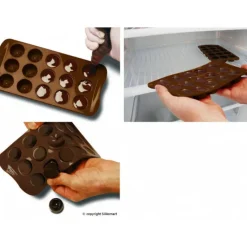 Moules À Chocolat|Moule Silicone*EASY CHOC Moule à Chocolat 14 Sujets Fashion - Silicone Spécial Chocolat