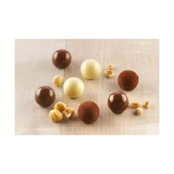 Moules À Chocolat|Moule Silicone*EASY CHOC Moule à Chocolat 15 Truffes - Silicone Spécial Chocolat