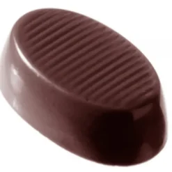 Moules À Chocolat*CHOCOLATE WORLD Moule à chocolat Ovales Striés (x32)
