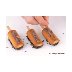 Moule Silicone*SILIKOMART Moule à glace silicone 16 mini Chic avec bâtonnets