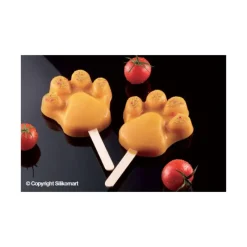 Moule Silicone*SILIKOMART Moule à glace silicone Patte 8 empreintes avec bâtonnets