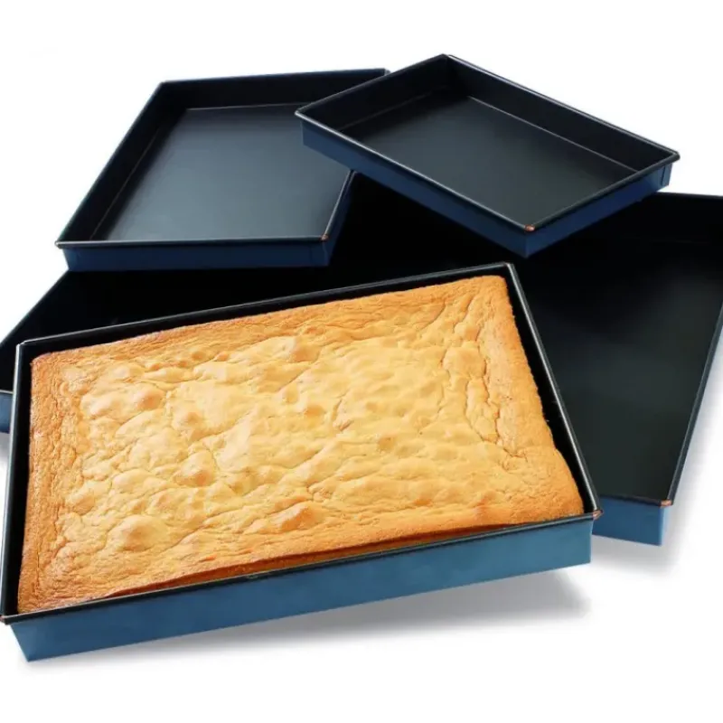 Caisse À Génoise|Moule Anti-adhésif*MATFER Moule à Génoise 35 x 25 cm H 3,5 cm Exopan