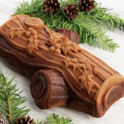 Moule Anti-adhésif|Moules À Gâteaux*NORDIC WARE Moule à Gâteau Bûche de Noël Silver